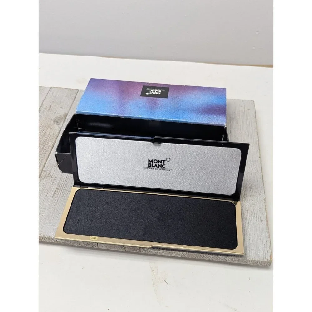 Used Mont Blanc Pen Presentation Box, Service Booklet, Storage Box  ** BOX ONLY - Picture 3 of 15